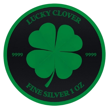 Niue - Lucky Clover Black Platinum Cyber Green