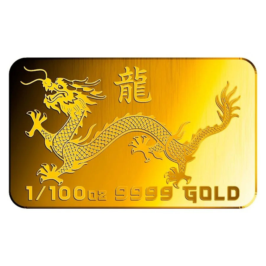 Chinese Dragon - 9999 Fine Gold Bar