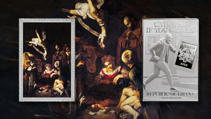 Ghana - Nativity with San Lorenzo and San Francesco by Caravaggio