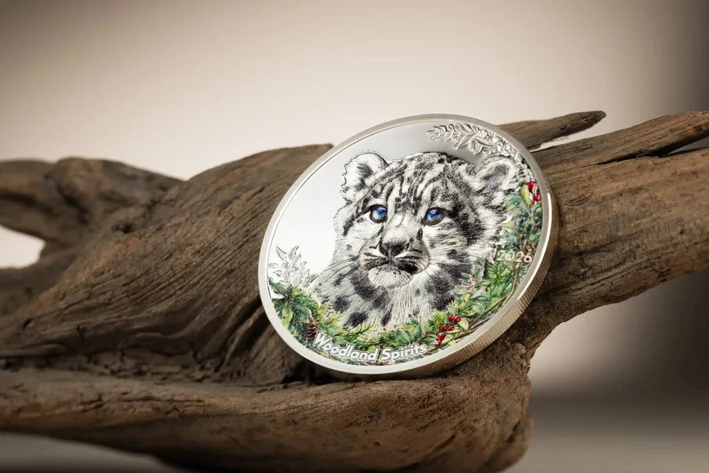Mongolia - Woodland Spirits 2026 – Snow Leopard - Final Edition - 1 oz