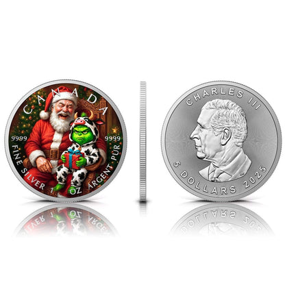 Canada - Maple Leaf – Santa & Grinch
