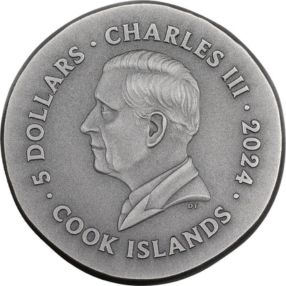 Cook Islands - Numismatic Icons 2024 – Gryphon - 1 oz