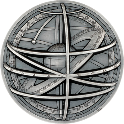Cook Islands - Historic Instruments 2024 – Armillary Sphere - 2 oz