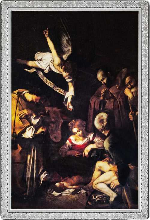 Ghana - Nativity with San Lorenzo and San Francesco by Caravaggio
