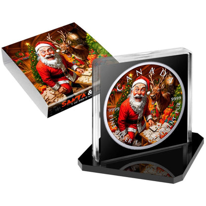 Canada - Maple Leaf – Santa & Reno
