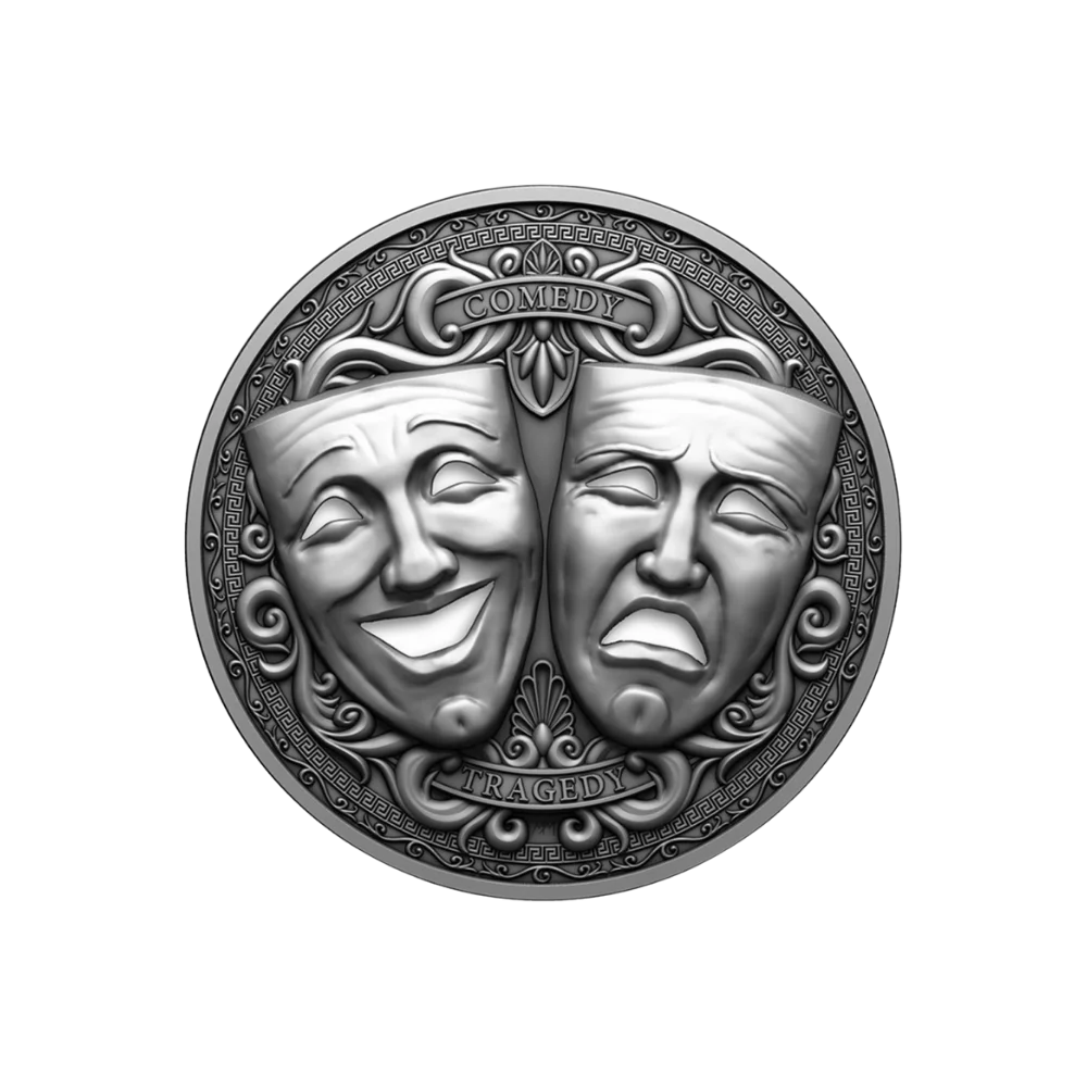 Cameroon - Comedy & Tragedy - 3D Holed Mask