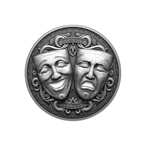 Cameroon - Comedy & Tragedy - 3D Holed Mask