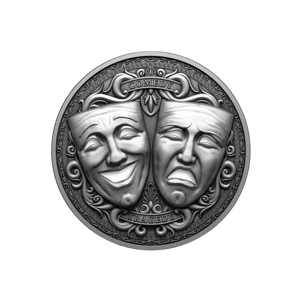 Cameroon - Comedy & Tragedy - 3D Holed Mask