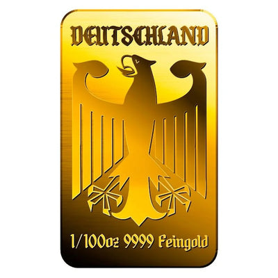 German Eagle Flag - 9999 Fine Gold Bar
