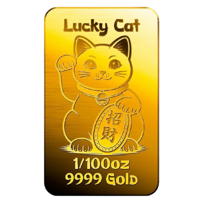 Lucky Cat - 9999 Fine Gold Bar