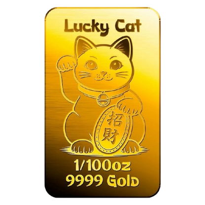 Lucky Cat - 9999 Fine Gold Bar