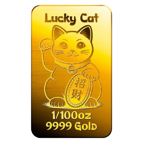 Lucky Cat - 9999 Fine Gold Bar
