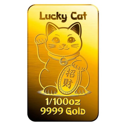 Lucky Cat - 9999 Fine Gold Bar