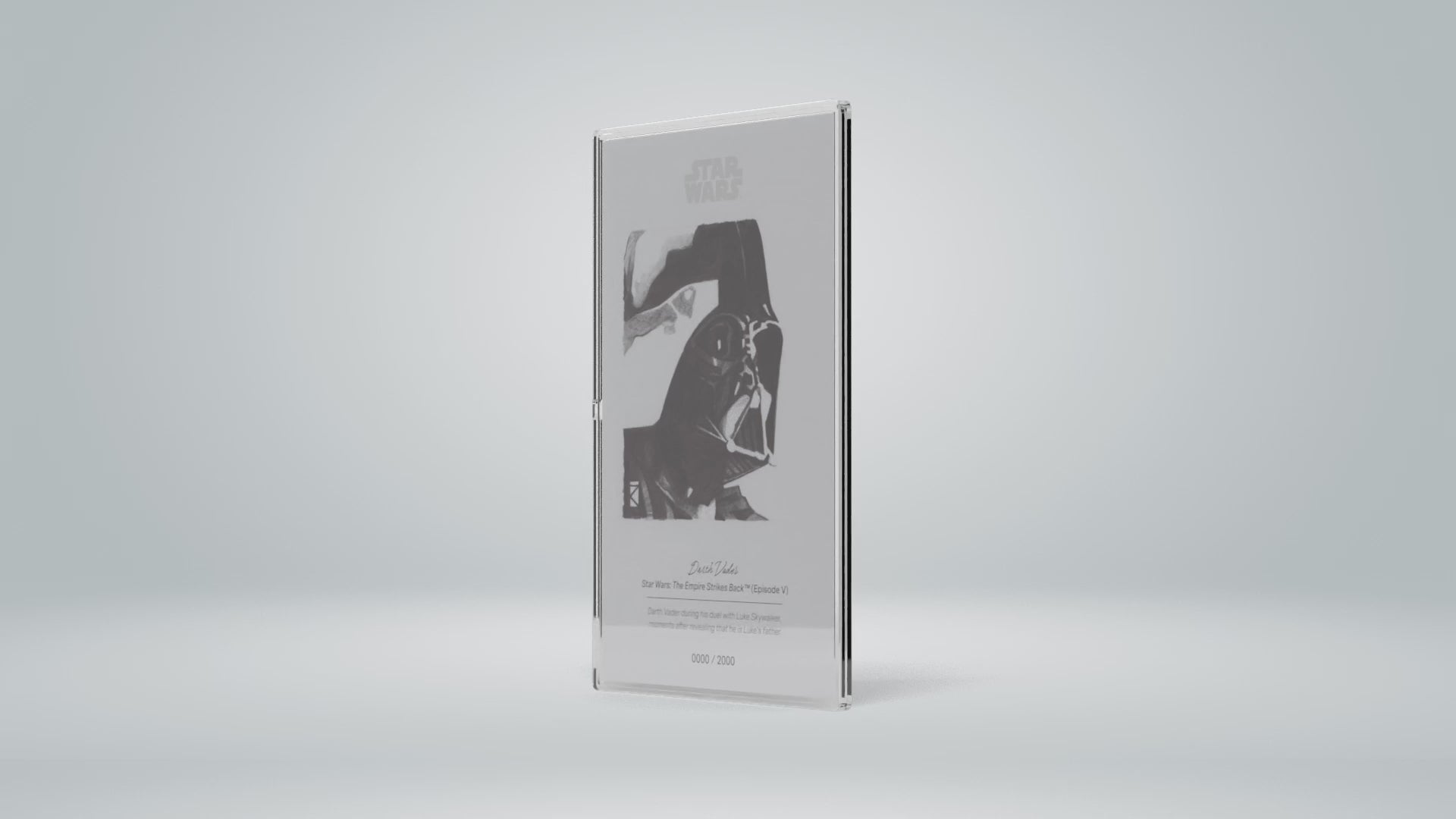Niue - STAR WARS - SKETCH SERIES - Darth Vader Foil