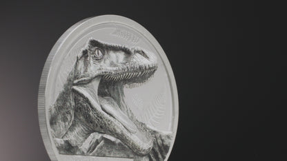 Cook Islands - Jurassic Relics – Carcharodontosaurus- 1 oz