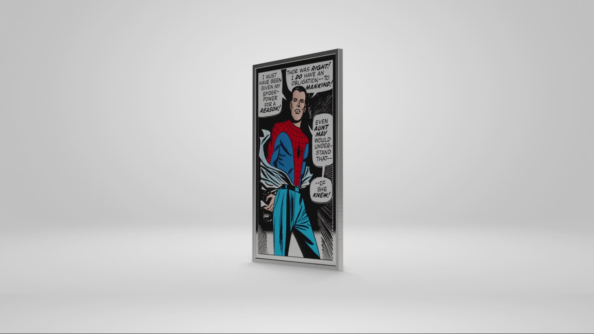 Niue - Marvel - Spider-Man Iconic Moments - The Power, The Duty, The Choice - 1 oz