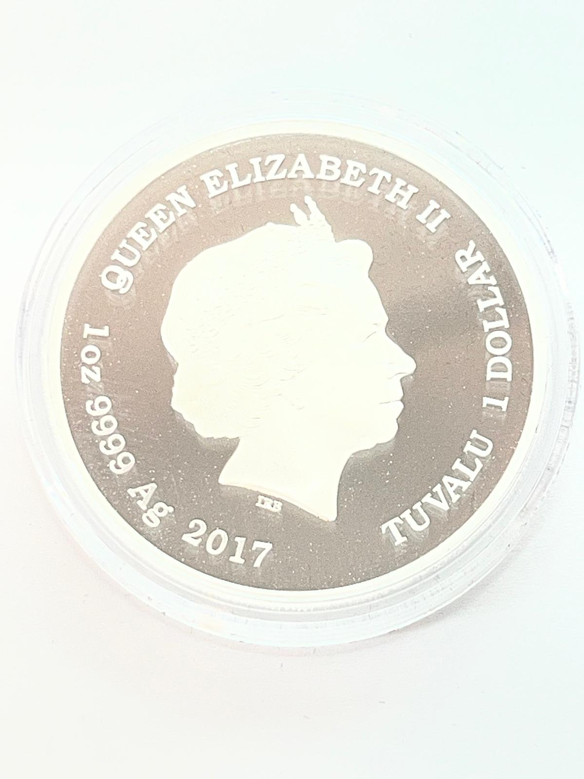 Tuvalu - Good Fortune - Lunar Rooster 2 coin set - 2 oz