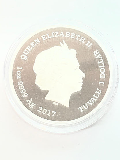 Tuvalu - Good Fortune - Lunar Rooster 2 coin set - 2 oz