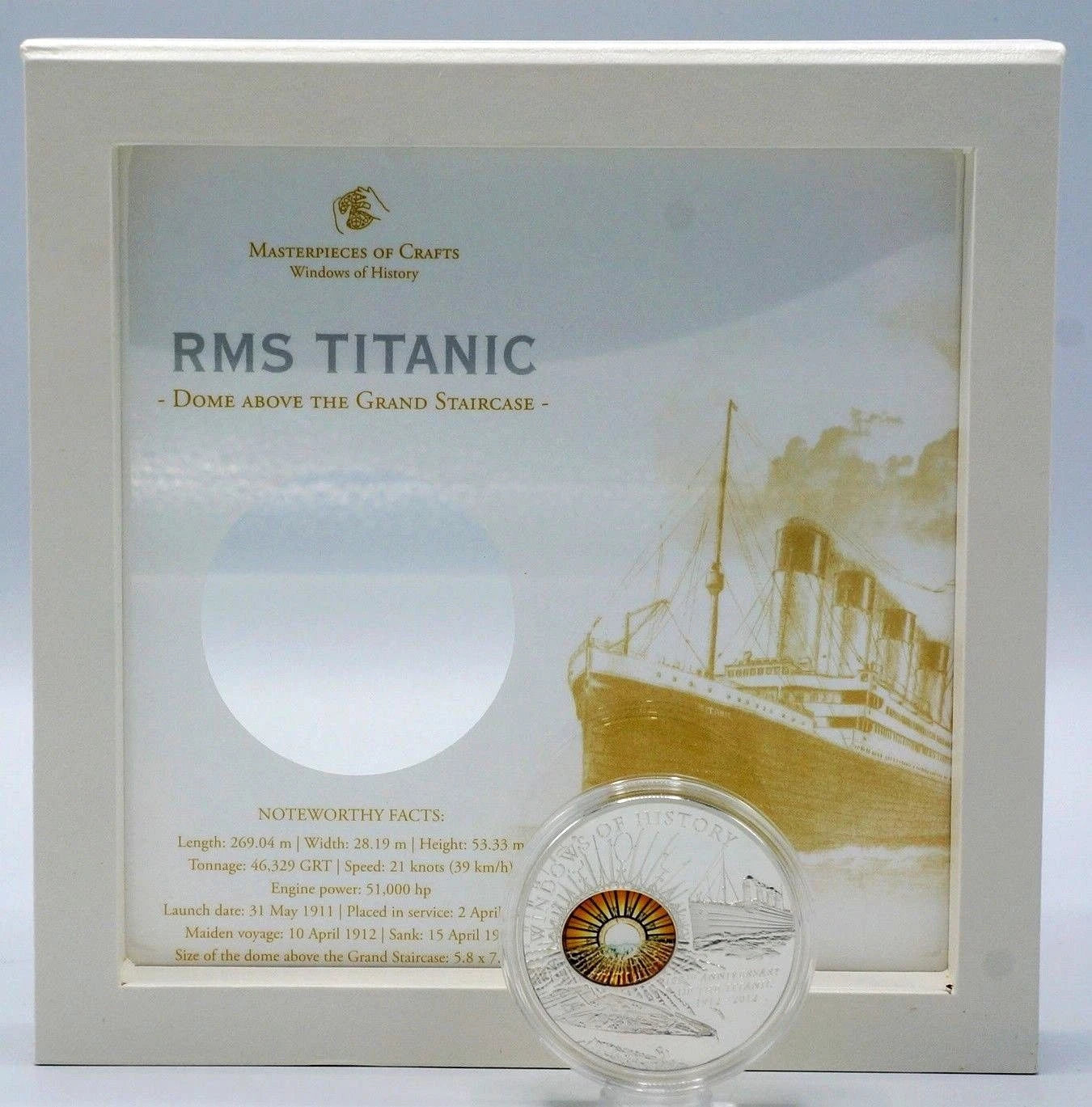 Windows of History - RMS Titanic 50g