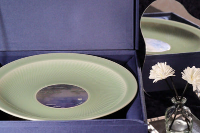 Tschad – Seerosen 1907 von Claude Monet Celadon Porzellan – 2 Unzen
